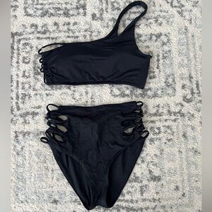 Black Isabella Rose Bikini